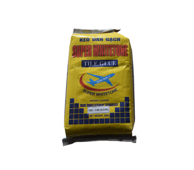 Keo dán gạch cao cấp super white tone bao 20kg 